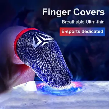 1 пара чехлов для пальцев, высококачественные ультратонкие универсальные чехлы для мобильных игр, чехлы для пальцев для игроков, перчатки для большого пальца